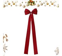 para La Cumbre del Árbol De Navidad,Decoraciones Festivas,Pieza De Árbol De Navidad Rojo | para Celebraciones Estacionales Reuniones Familiares Inicio Entrada Salón Repisa Foto Fondo