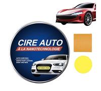 Para la eliminación de arañazos | Crema de cuidado de 50 g - Pasta para reparar arañazos de coche con y paño, para el cuidado y la restauración del brillo de la pintura del vehículo mediante el pulido
