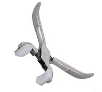 Para la fabricación y reparación de joyas, mango bien diseñado para formar anillos de acero y doblar resortes, alicates de joyería con mandíbulas de nailon, 140 mm, acero inoxidable