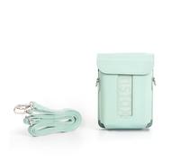 para la Impresora instax Mini Link 3 Funda de Cuero Retro Correa Bolsa de Hombro PU a Prueba de Golpes Bolsa de Almacenamiento (Verde)