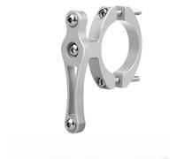 Para la marca Bicicleta Bebida Titular Montaje Aleación de Aluminio Conversión Soporte para MTB Ciclismo Oro (plateado)