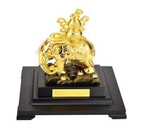 para la Oficina Garden Sala Familiar Adornos Abstractos Figuras estatuas de Arte estatuas de Oro decoración de Elefantes Adornos Feng Shui Afortunado Fortuna Riqueza Ornamento de la Oficina artesanía