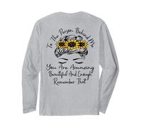 para la Persona detrás de mí, Eres increíble, Hermosa y Suficiente Manga Larga