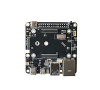 Para la Placa de Expansión Tiny AI CM5 para Raspberry Pi, Interfaz Ethernet Gigabit USB3.0 Soporta SSD NVMe Halio Al