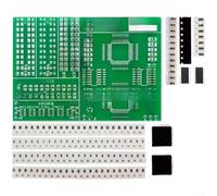 Para la placa de práctica de soldadura SMD con 106 componentes y chip LQFP 44 para entrenamiento de electrónica y competencias de habilidades con placa de circuito FR4
