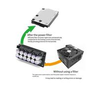 Para la Placa de Purificación de Filtro de Alimentación de Interfaz para PC HiFi, los Filtros de Disco Duro Eliminan la Interferencia de Ruido de
