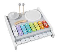 para la Primera Infancia | Juegos Educativos Y Divertidos De Madera,Para Niños Juego De Tambores Juguetes Musicales | Para Casa Guardería Escuela Infantil Aula Cumpleaños Navidad Niños Niñas