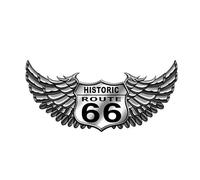 Para La Ruta 66 De Ee. Unidos, Señala La Autopista Divertida Con Pegatinas De Los 8 Estados, Pegatina De Historia De Viajes Por Carretera En Vinilo