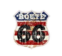 Para La Ruta 66 De Ee. Unidos, Señala La Autopista Divertida Con Pegatinas De Los 8 Estados, Pegatina De Historia De Viajes Por Carretera En Vinilo
