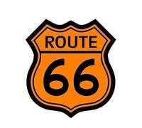 Para La Ruta 66 De Ee. Unidos, Señala La Autopista Divertida Con Pegatinas De Los 8 Estados, Pegatina De Historia De Viajes Por Carretera En Vinilo