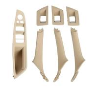 Para La Serie 5 Para F10 F11 Panel Interior Manija Puerta Cubierta Embellecedora Interruptor Ventana Botón Control Elevación Interruptor Mando Elevalunas(Lhd Beige)