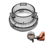 Para la serie Saga - Embudo de dosificación transparente de café espresso molido de 54 mm para 8 portafiltros de plástico para anillo compatible con accesorios Barista Express
