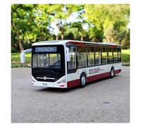 para La Simulación Un Gran Autobús Nueva Energía Autobús Aeropuerto, Coche Aleación En Miniatura Coche Juguete para Niños(3)