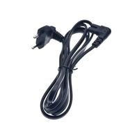 Para la UE CEE7/16, cable de extensión Figura 8C7, cable de alimentación tipo UE, 90 grados, para televisores LED 1M/1,8M/3M