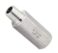 Para la válvula de retención en línea de acero inoxidable 304 de alta calidad macho a hembra rosca unidireccional para sistemas de fabricación y control de fluidos (1/8)