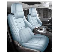 Para Land Para Cruiser 100 2005 Juego De Fundas De Asiento De Coche De Cuero Con Cobertura Completa, Accesorios Interiores Funda Asiento Coche(Azul claro,LUXUry)