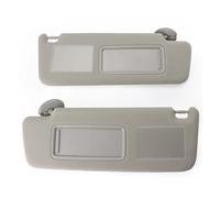 para Land para Cruiser para Prado 2002-2010 GRJ12 KDJ120 KZJ120 LJ12 RZJ12 Parasol Gris con Lámpara Lado Izquierdo Lado Derecho Parasol para Coche(2 Piezas)