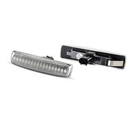 para Land para Rover para Discovery 3 4 para Freeland 2 Luces de posición Laterales dinámicas de señal de Giro Luz indicadora de repetición Luz Intermitente de Espejo Lateral