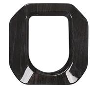 Para Land Para Rover Para Range Para Evoque 2012-2017 Embellecedor Panel Cambio Marchas Consola Central Fibra Carbono ABS Consola Central Trim(Black Wood Grain)