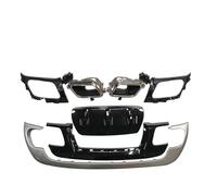 Para Land Para Rover Para Range Para Para Velar 2017 2018 2019 2020 2021 2022 2023 Kit Silenciador Escape Difusor Trasero Parachoques Labio Difusor Parachoques Trasero Carrocería Alerón(Plata)
