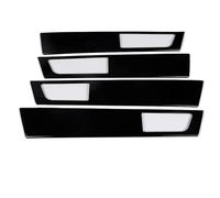 Para Land Rover Para Discovery 4 RL4 2010-2016 ABS Negro Veteado Madera Panel Interior De La Manilla De La Puerta Cubierta Embellecedor YIJIAVSX(Glossy Black)