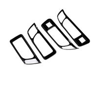 Para Land Rover Para Discovery Sport 2015-2019 Cubiertas Adhesivas Para El Marco De La Manija Interior De La Puerta DYDGUTUFB(Black)