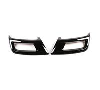 Para Land Rover Para Discovery Sport 2020 2021 2022 Embellecedor Cubierta Protectora De La Placa De Escape Tapa Garganta Tubo Escape Del Coche(Black)