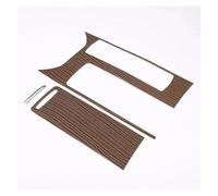 Para Land Rover Para Range Rover Sport 2014 2015 2016 2017 ABS Car Center Console Panel Cover Trim CFCKHPTHAZ(Sand Wood Grain)