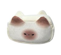 para lápices de Gatos, 20 x 4 x 12 cm, de lápices de Dibujos Animados, para niñas y Estudiantes, se a Notas Adhesivas y papelería, Lindo y Duradero, Cremallera - Felpa + algodón