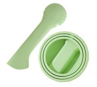 para latas de comida para mascotas, cuchara reutilizable segura, fundas reutilizables para latas de comida para perros con cuchara, para alimentar a , cachorros, razas pequeñas, medianas