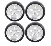 para LDRC LD1801 LD1802 LD1803 LD1804 A01 A02 A86 1/18 4 Uds Metal 32mm Hard Drift Neumático Rueda Coche Actualización Accesorios Actualización RC