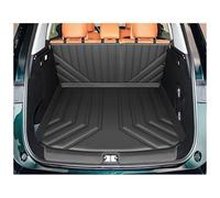 Para Leapmotor C10 2024 2025 Alfombrilla De Cuero Para Maletero Revestimiento Para Maletero Trasero Carga Esteras Maletero(Black half)