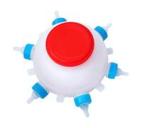 para Leche de Cordero, 2,5 l, Cuenco para Leche de Cabra, 6 chupetes, Accesorios para Beber de Granja, de Leche Reutilizable, biberones para corderos, Cachorros