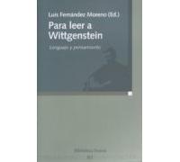 Para Leer A Wittgenstein: Lenguaje Y Pensamiento