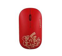 Para Lenovo Air Handle Ratón inalámbrico ligero portátil silencioso Versión de ratón de bendición Rojo