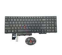 Para Lenovo ThinkPad L15 Negro, con marco, con palo de ratón, US Layout Notebook Keyboard L15 sin retroiluminación SN20W67893 PK131H61A00 L15NBL-105US 5N20W68109
