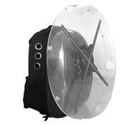 Para letreros de negocios, tiendas, bares y fiestas de Halloween. Máquina de publicidad de proyección holográfica 3d, ojo desnudo, sin pantalla, ventilador, cubierta protectora especial, mochila for e