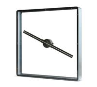 Para letreros de negocios, tiendas, bares y fiestas de Halloween. Proyector holográfico 3D, cubierta cuadrada protectora de 42cm, ventilador 3D, señal Led, lámpara de proyector de holograma, máquina d