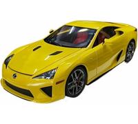 para Lexus LFA 2010 superdeportivo Calle Escala 1:18 ABS Coche Completo colección para Modelos Adornos(Amarillo)