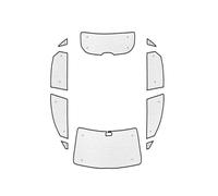 para Lexus NX NX200t NX300h NX300 AZ10 2015 2016 2017 2018 2019 2020 2021 Parasol Cobertura Total Automóvil Lateral Ventana Accesorios Parasol Lateral Sun Shade(All Sunshades)