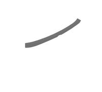 Para Lexus RX270 Rx350 Rx450h 2009-2015 Tapa Del Maletero Trasero Alerón Medio Alas Material ABS Piezas De Ajuste Del Coche Kit De Carrocería Estilo Exterior Del Coche(Unpainted)