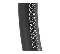 para Lexus RX330 RX400h RX400 2004-2007 para Toyota para Corolla para Verso para Camry Cubierta de Cuero para Volante Funda para Volante(White Line)