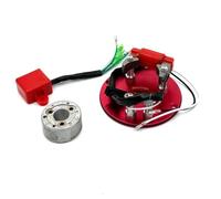 Para LF YX 50/110/125/150/160cc Scooter Go Kart ATV Quad Moto Motor Horizontal Bobina Magnética Kit De Estator Rotor Interno estator encendido magneto(Rojo)