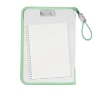 para libros con cremallera, protectora impermeable, portadocumentos, organizador de almacenamiento de planificador, soporte de papelería duradero, cálculo de viaje, estudiantes, niños