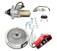 para Lifan 188F 190F GX340 11HP GX390 13HP Motor de Arranque Carcasa Volante Bobina de Carga Kits de Arranque eléctrico de 62 mm Motores de Motor de Arranque de Motocicleta