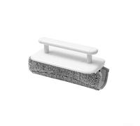 Para limpiador de rieles de ventanas | Cepillo de limpieza plegable para ranuras de ventanas y rieles de puertas correderas | Herramienta de limpieza profunda con 2 paños de repuesto | Depurador de