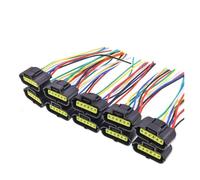 Para LINCOLN Para AVIATOR Para BLACKWOOD Para MARK 1U2Z14S411AA YC2F-12B579-BA XF2F-12B579-AA 1P1556 Arnés Conector Sensor Flujo Aire Masivo MAF RESPUNEKBAH(10 pcs)