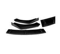 para Lincoln para MKZ 2017-2020 Divisores De Parachoques Delantero Kit De Carrocería Alerón Extensiones De Faldones Laterales Separador Faldón Lateral Automóvil(Matte Black c)