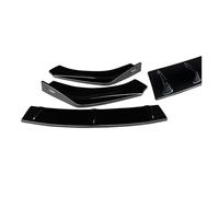 para Lincoln para MKZ 2017-2020 Divisores De Parachoques Delantero Kit De Carrocería Alerón Extensiones De Faldones Laterales Separador Faldón Lateral Automóvil(Gloss Black c)