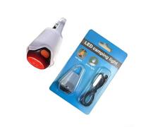 para linterna Camping LED Magnética 6.3cm Multi-Modo para linterna | Gancho magnético integrado, fijación en metal, manos libres, cocina nocturna, lectura en tienda(White)